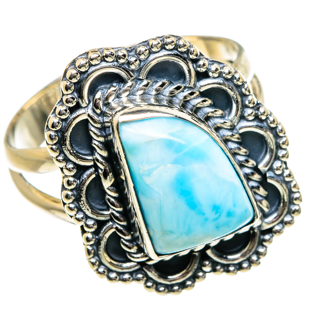 Larimar Rings handcrafted by Ana Silver Co - RING81845