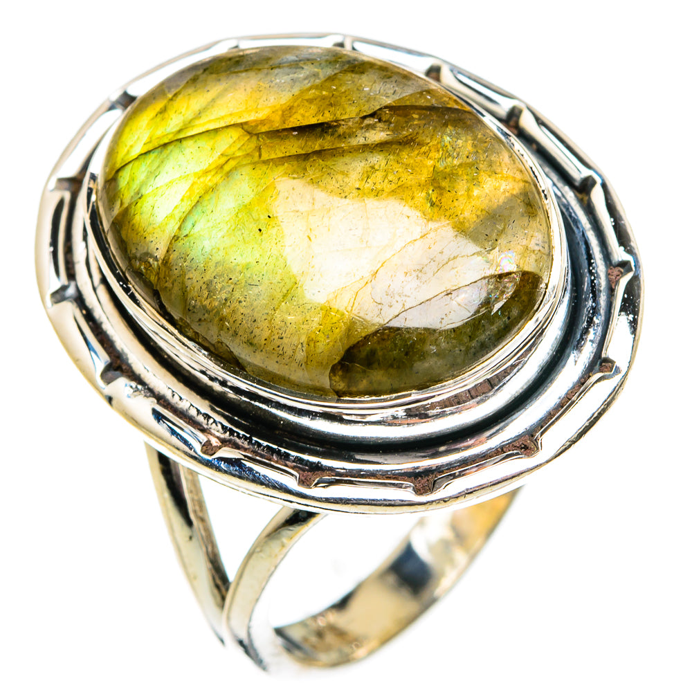 Labradorite Rings handcrafted by Ana Silver Co - RING81854