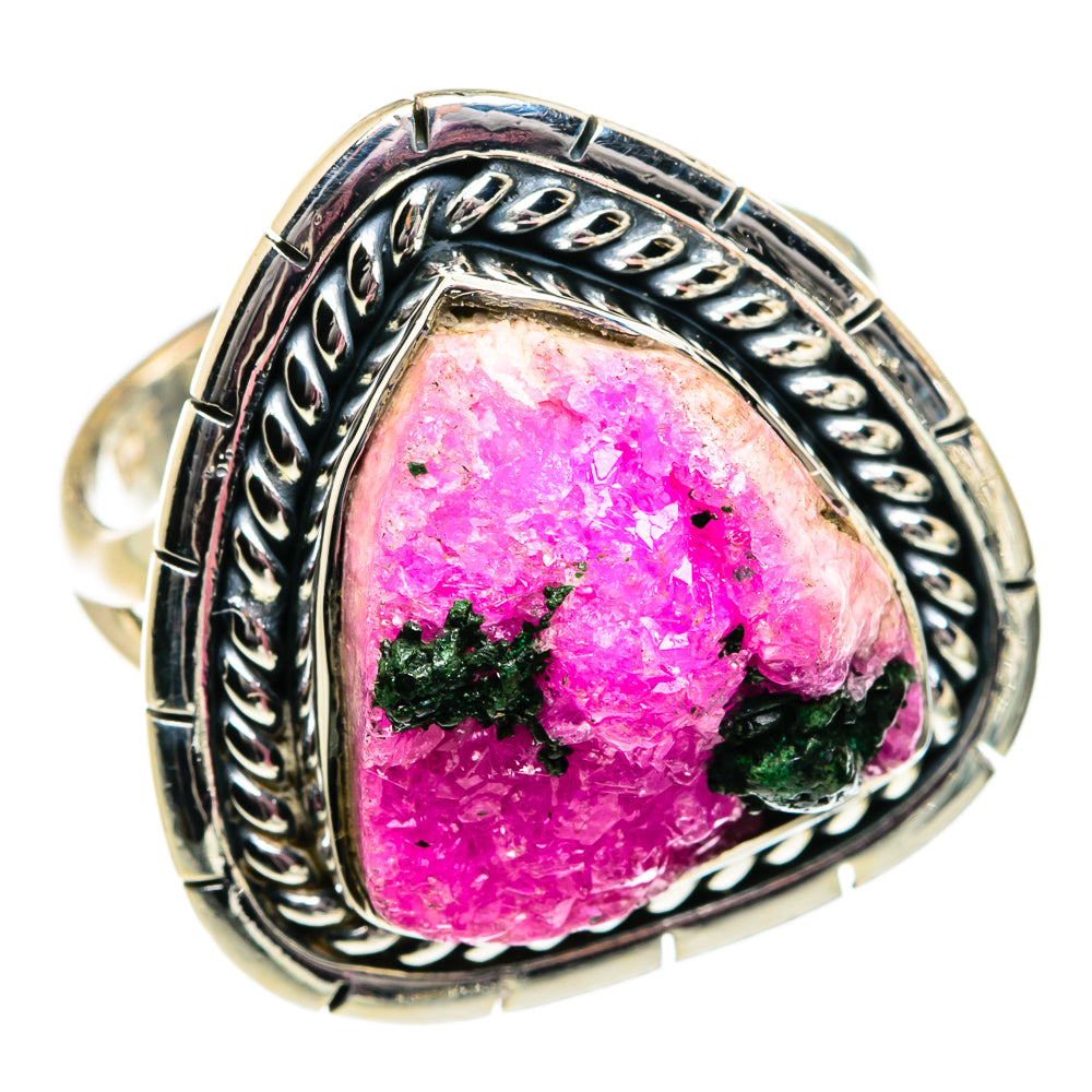 Cobalto Calcite Druzy Rings handcrafted by Ana Silver Co - RING81860