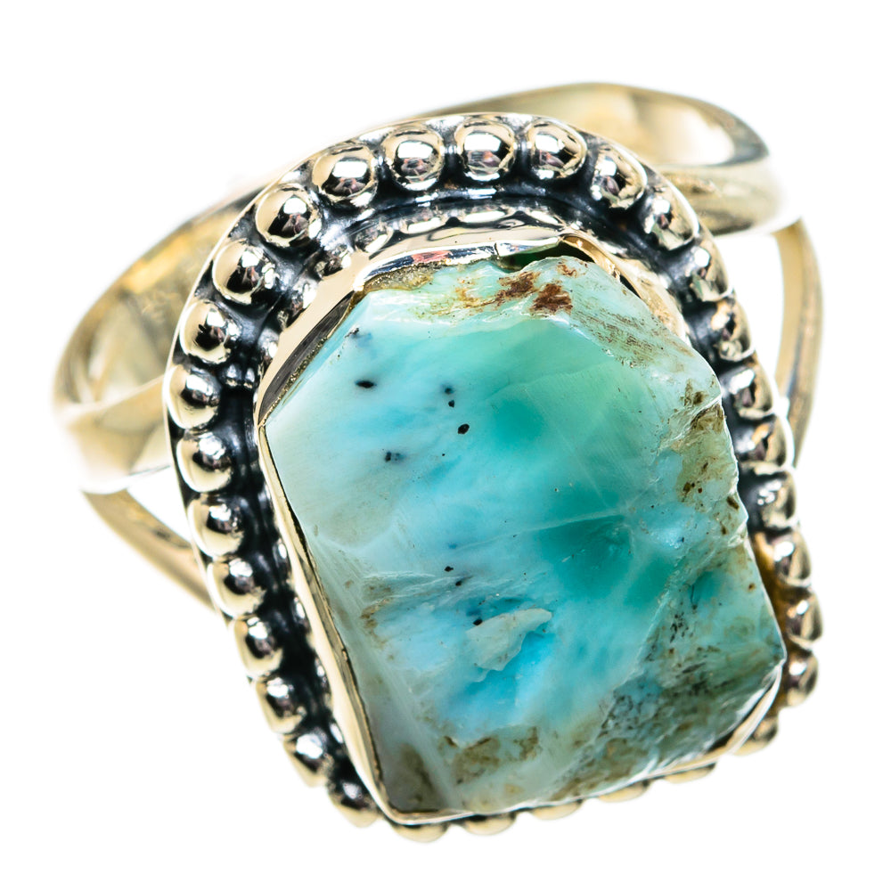 Larimar Rings handcrafted by Ana Silver Co - RING81882