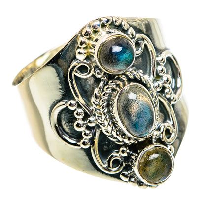 Labradorite Rings handcrafted by Ana Silver Co - RING81884