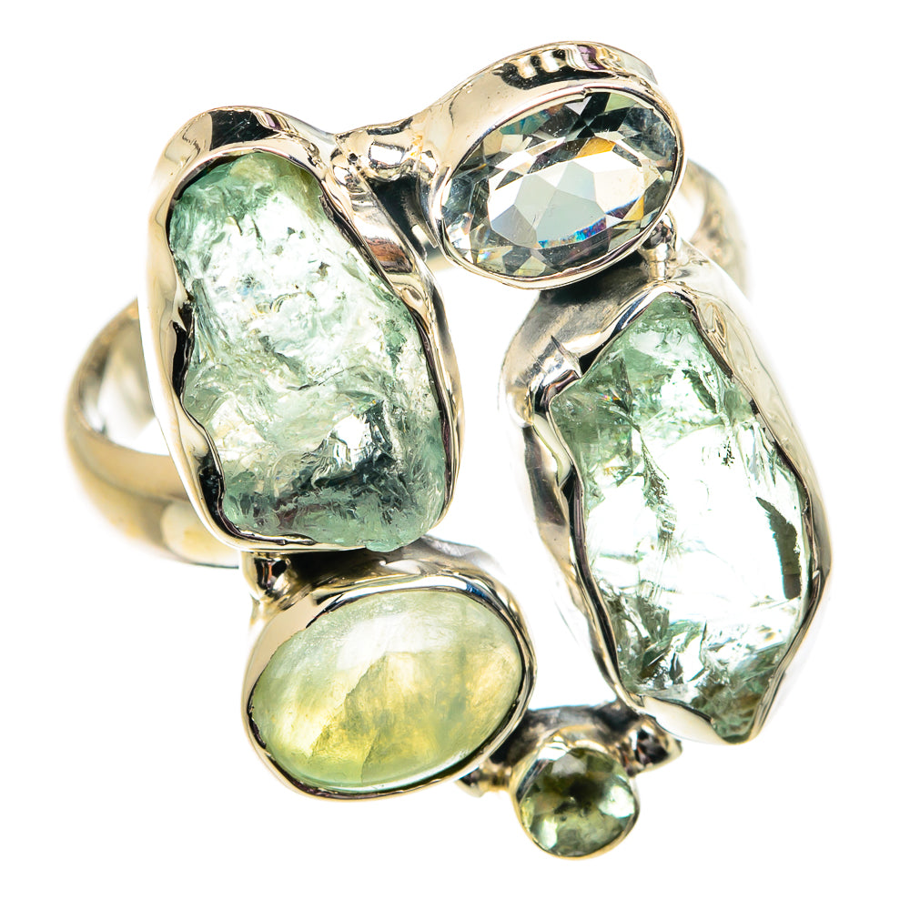Aquamarine Rings handcrafted by Ana Silver Co - RING81886