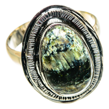 Seraphinite Rings handcrafted by Ana Silver Co - RING81889