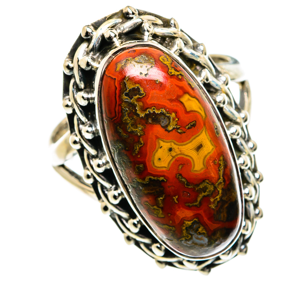 Moroccan Agate Rings handcrafted by Ana Silver Co - RING81891