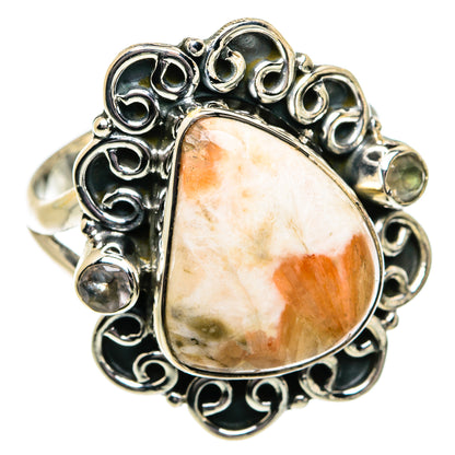 Scolecite Rings handcrafted by Ana Silver Co - RING81895 - Photo 2