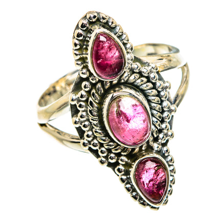 Pink Tourmaline Rings handcrafted by Ana Silver Co - RING81897