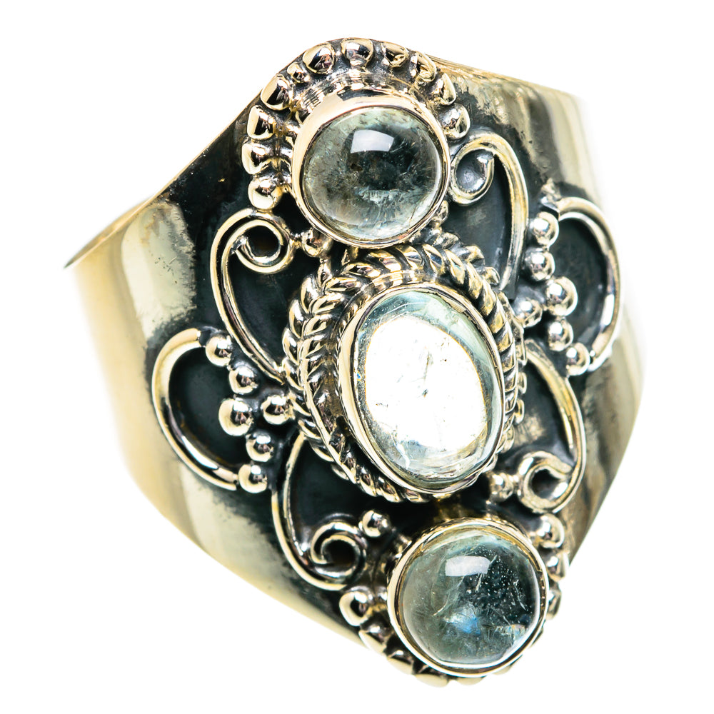 Aquamarine Rings handcrafted by Ana Silver Co - RING81916