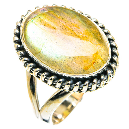 Labradorite Rings handcrafted by Ana Silver Co - RING81921