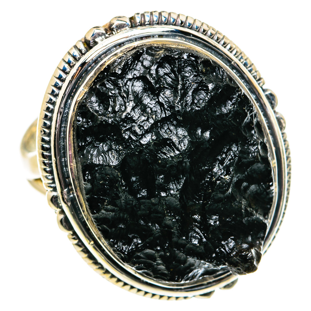 Tektite Rings handcrafted by Ana Silver Co - RING81935 - Photo 2