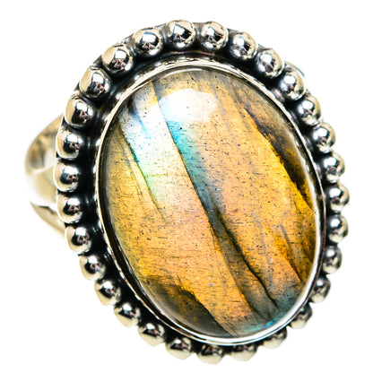 Labradorite Rings handcrafted by Ana Silver Co - RING81943