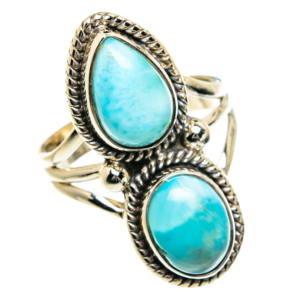 Larimar Rings handcrafted by Ana Silver Co - RING81944