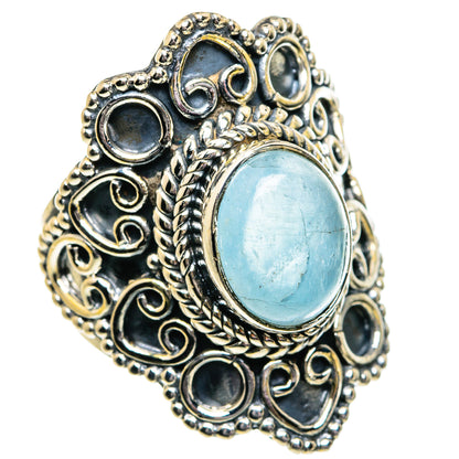 Aquamarine Rings handcrafted by Ana Silver Co - RING81946