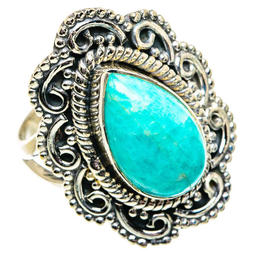 Amazonite Rings handcrafted by Ana Silver Co - RING81952