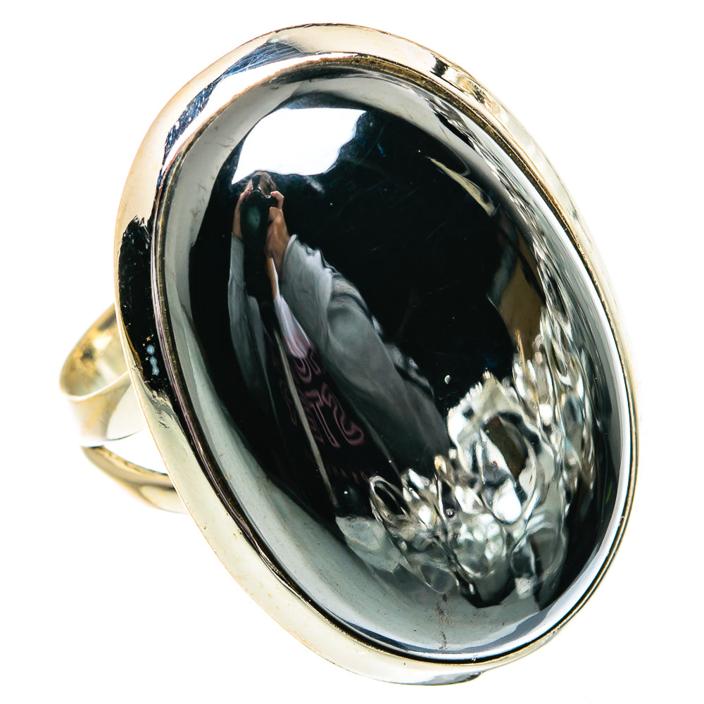 Hematite Rings handcrafted by Ana Silver Co - RING81982