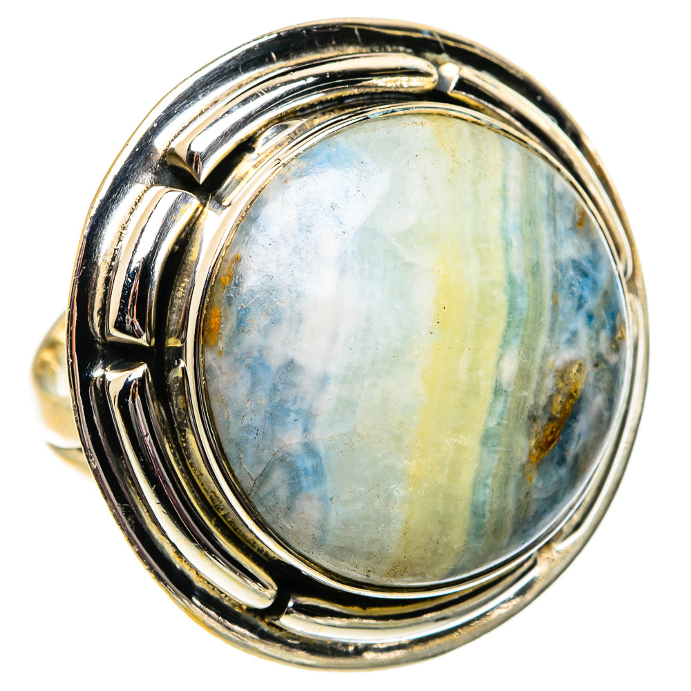 Blue Scheelite Rings handcrafted by Ana Silver Co - RING81985