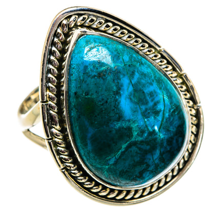 Chrysocolla Rings handcrafted by Ana Silver Co - RING81991