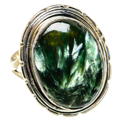 Seraphinite Rings handcrafted by Ana Silver Co - RING82003