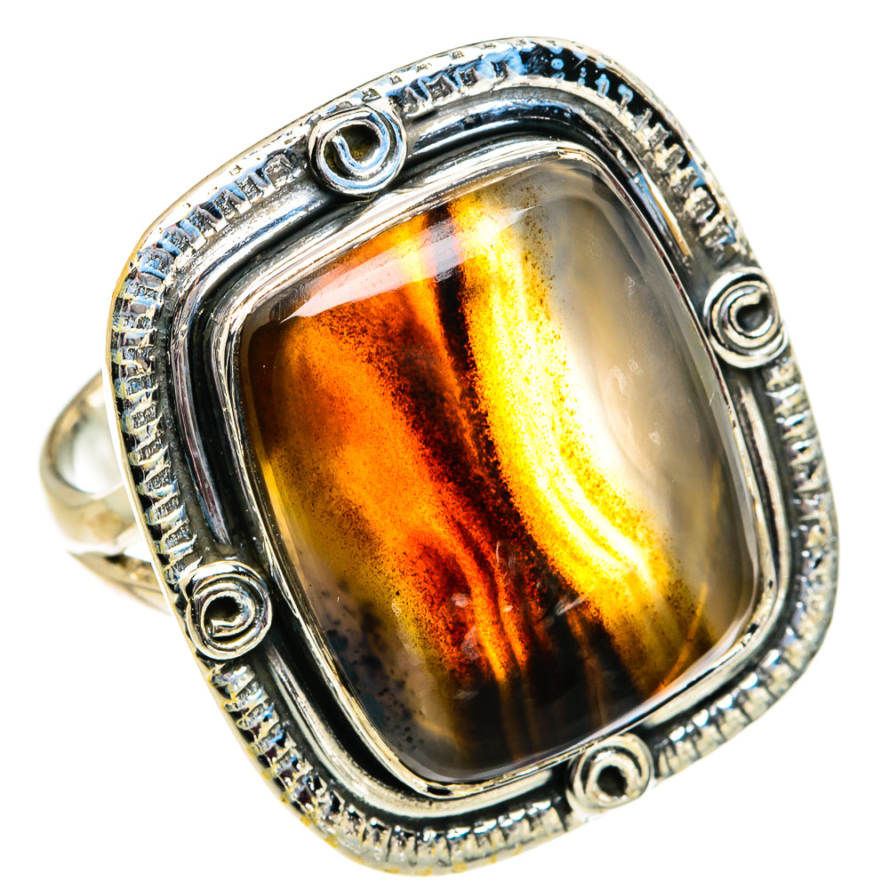 Montana Agate Rings handcrafted by Ana Silver Co - RING82005