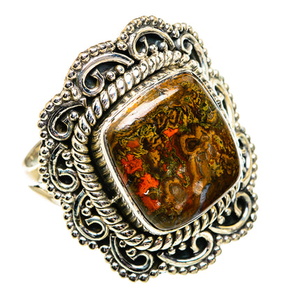 Moroccan Agate Rings handcrafted by Ana Silver Co - RING82007