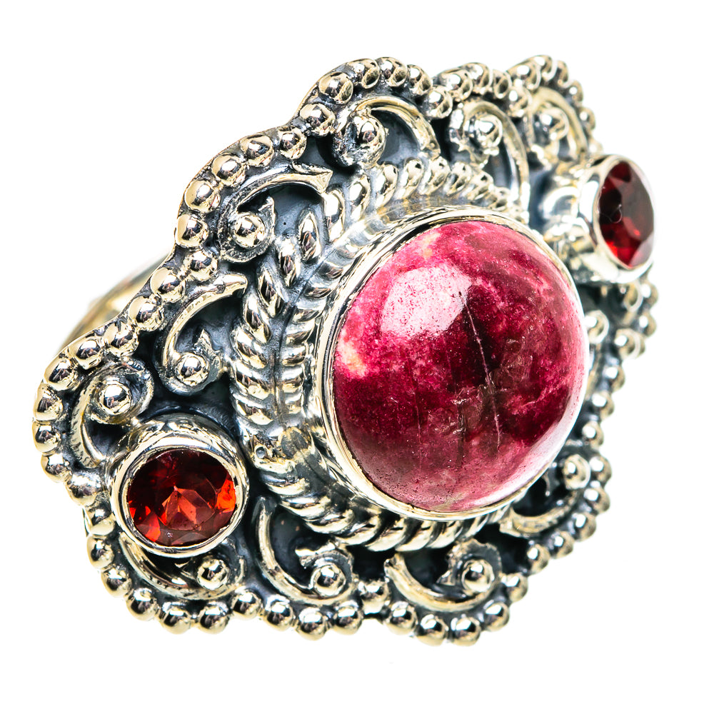 Thulite Rings handcrafted by Ana Silver Co - RING82010