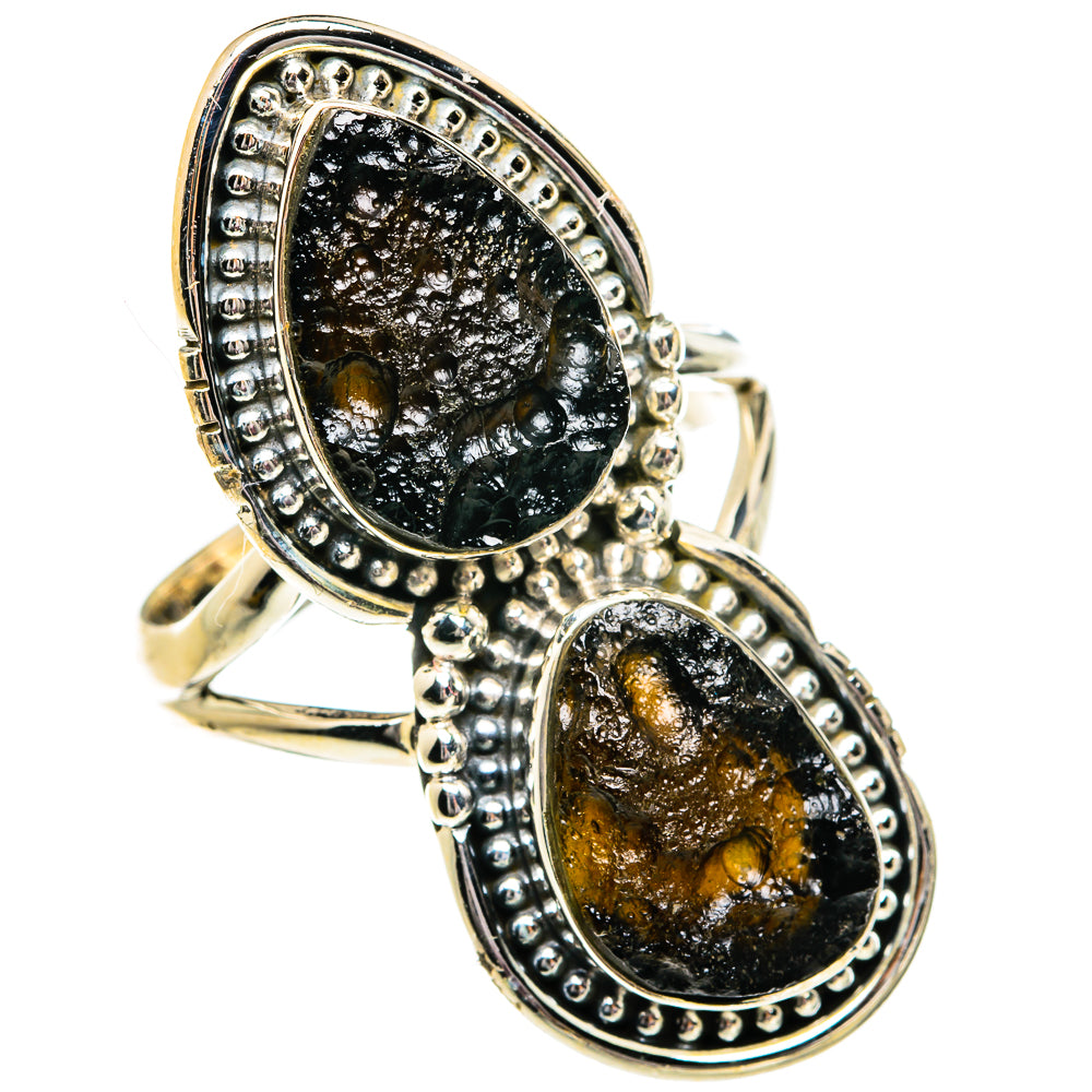 Tektite Rings handcrafted by Ana Silver Co - RING82018