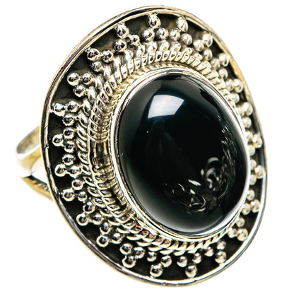 Black Onyx Rings handcrafted by Ana Silver Co - RING82019