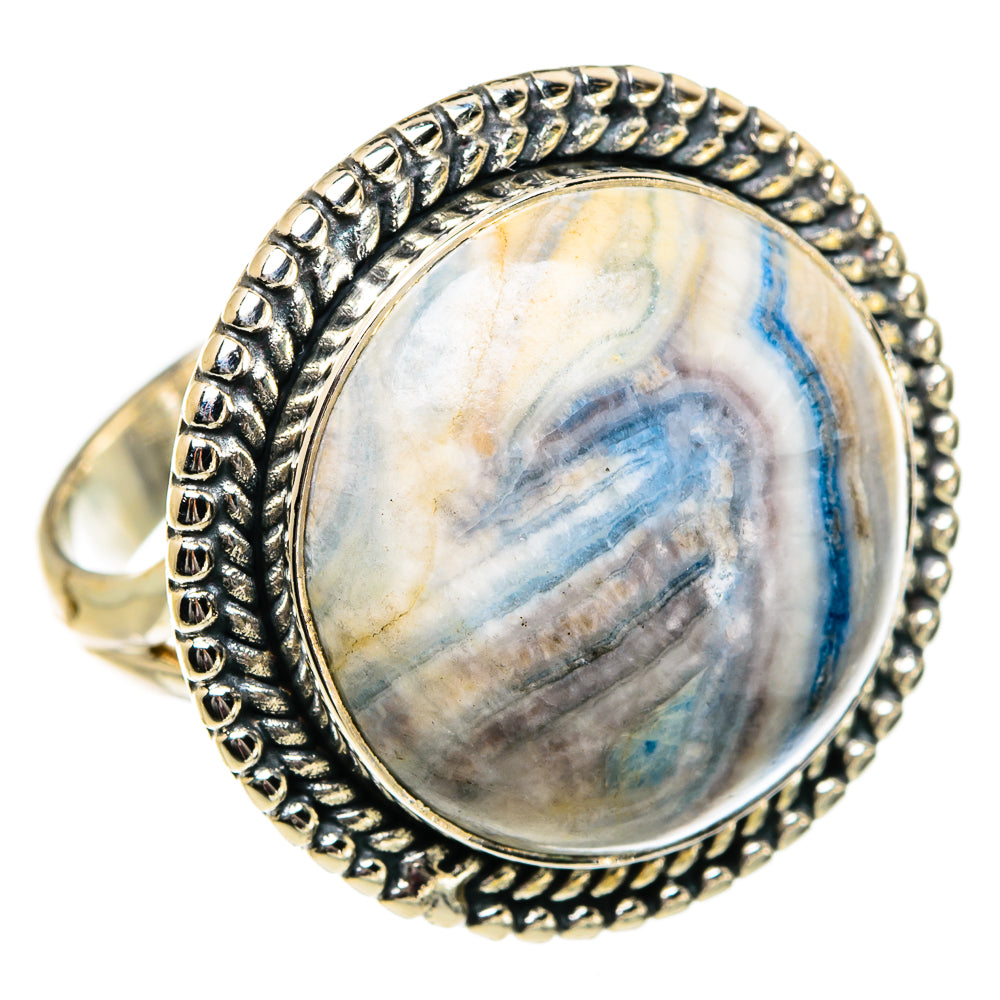 Blue Scheelite Rings handcrafted by Ana Silver Co - RING82028