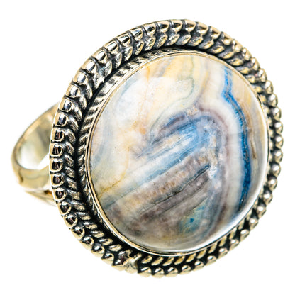 Blue Scheelite Rings handcrafted by Ana Silver Co - RING82028