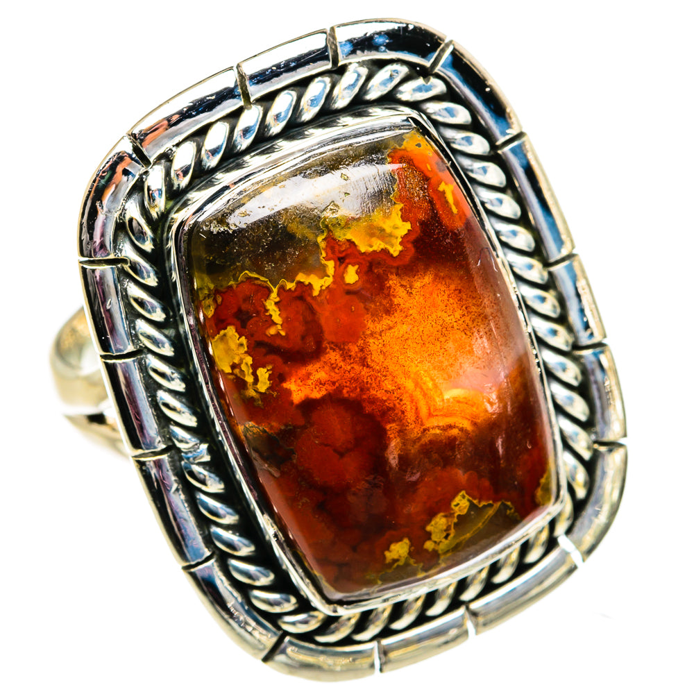Ocean Jasper Rings handcrafted by Ana Silver Co - RING82038