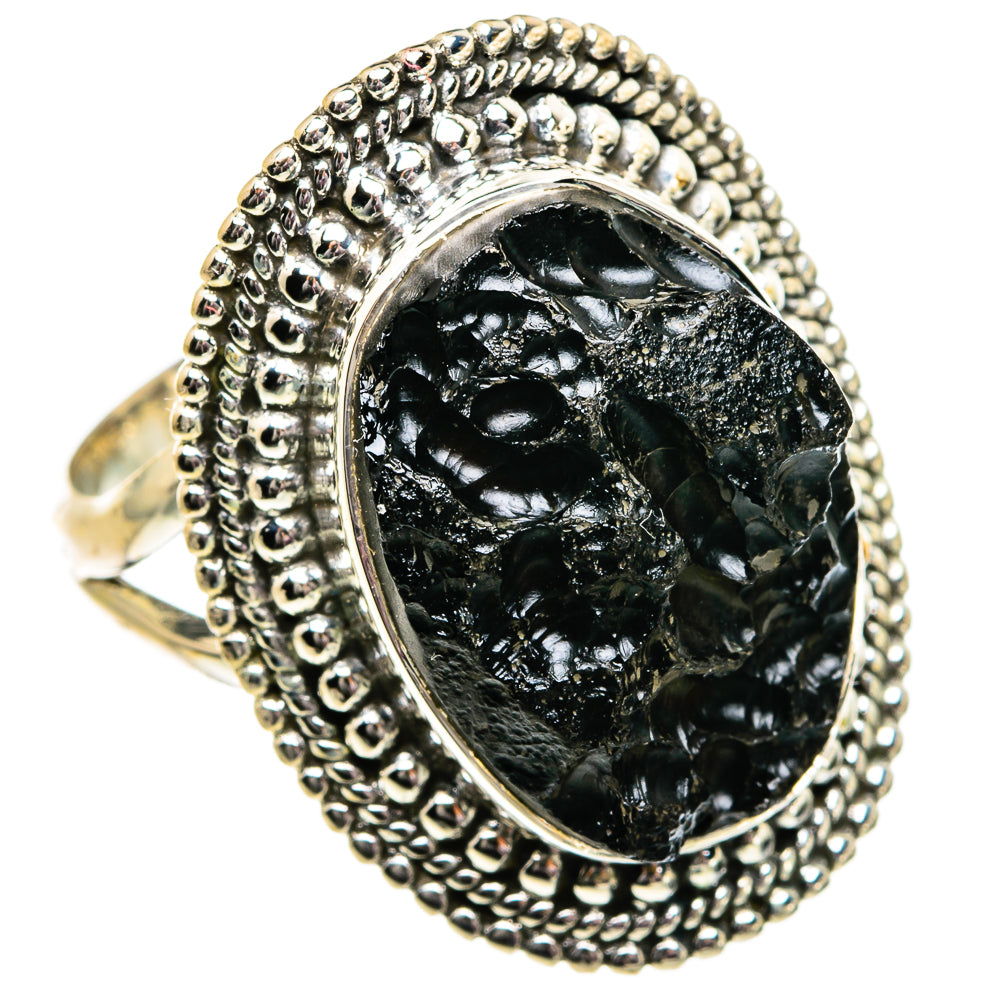 Tektite Rings handcrafted by Ana Silver Co - RING82049