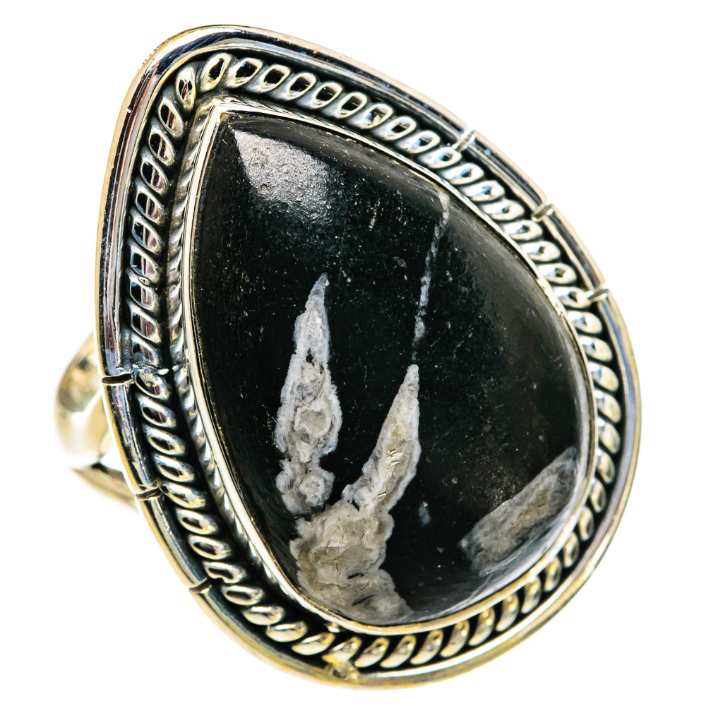Chrysanthemum Stone Rings handcrafted by Ana Silver Co - RING82050 - Photo 2