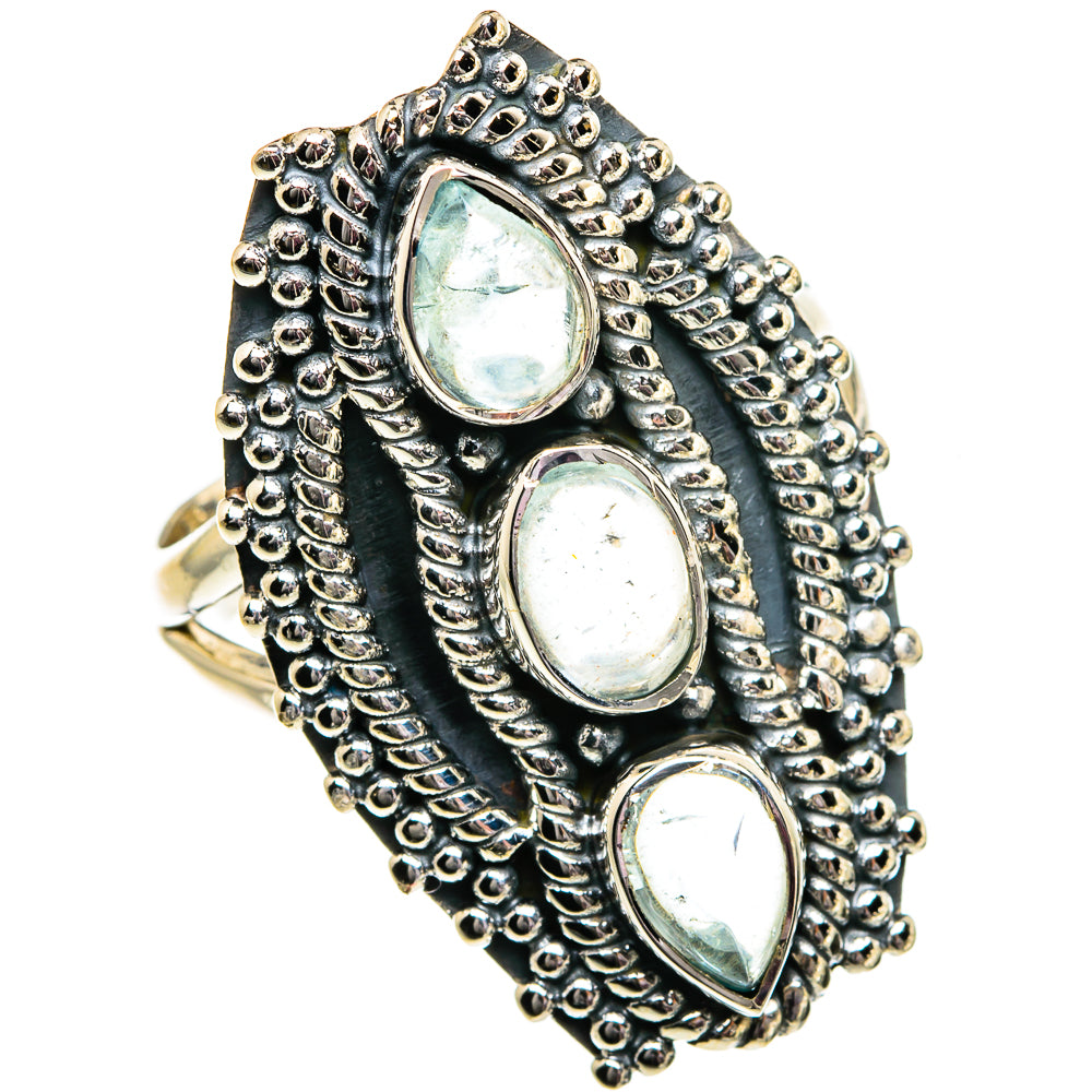 Aquamarine Rings handcrafted by Ana Silver Co - RING82058
