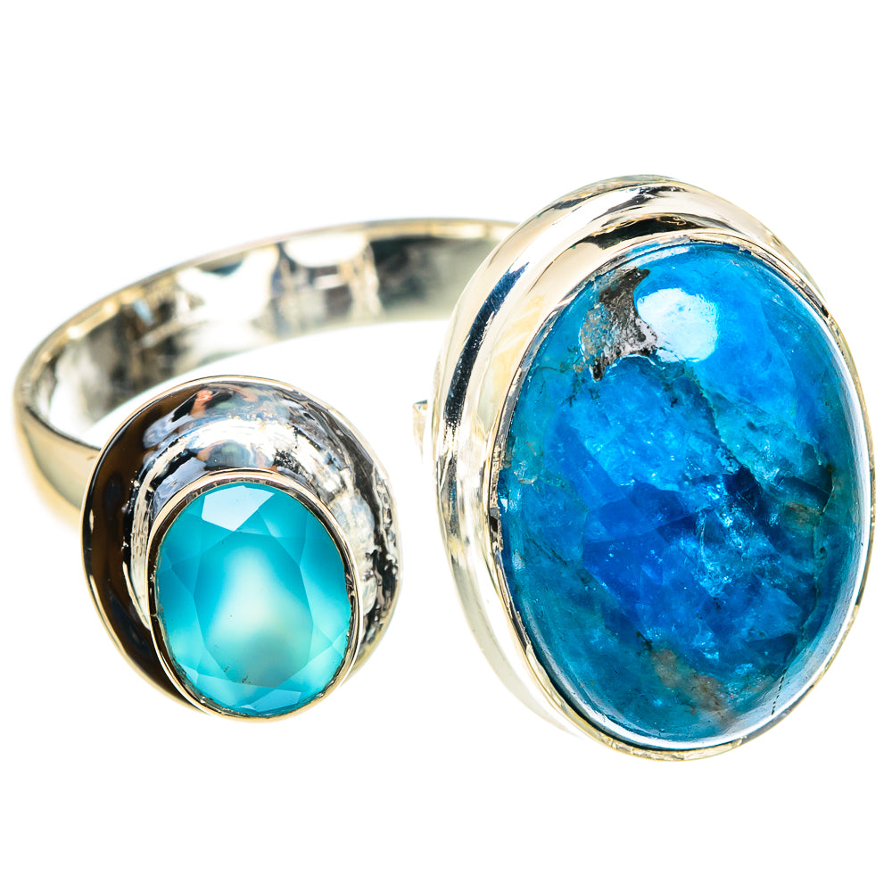 Chrysocolla Rings handcrafted by Ana Silver Co - RING82068