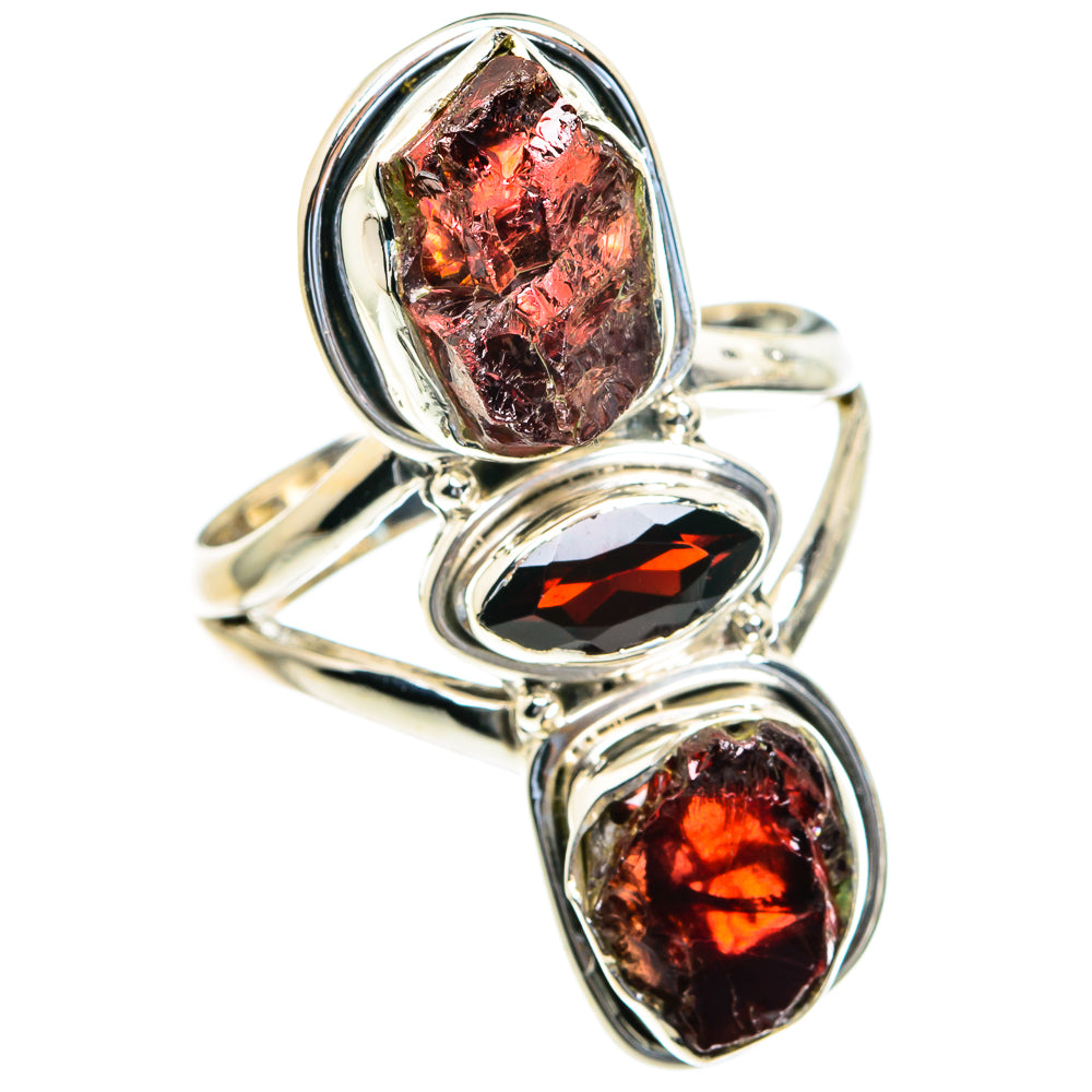 Garnet Rings handcrafted by Ana Silver Co - RING82089