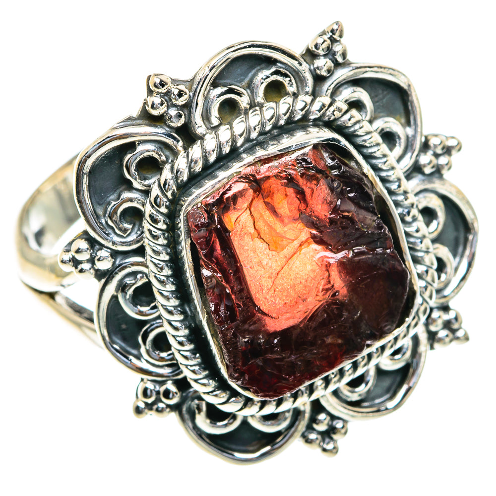 Garnet Rings handcrafted by Ana Silver Co - RING82090