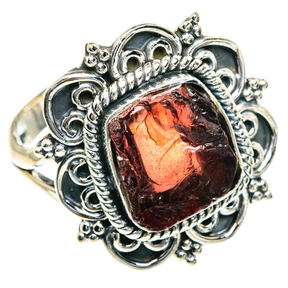 Garnet Rings handcrafted by Ana Silver Co - RING82090
