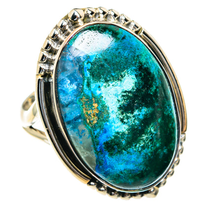 Chrysocolla Rings handcrafted by Ana Silver Co - RING82101