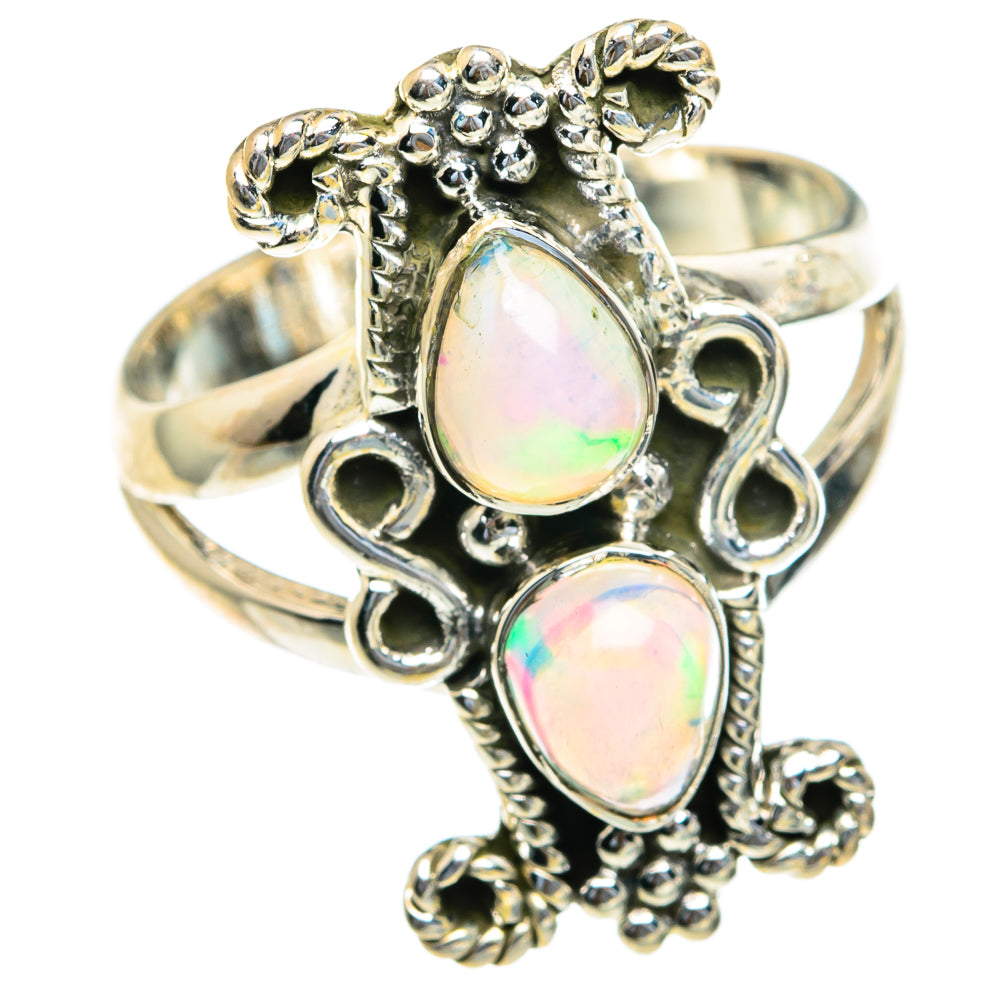 Ethiopian Opal Rings handcrafted by Ana Silver Co - RING82102