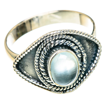 Aquamarine Rings handcrafted by Ana Silver Co - RING82109