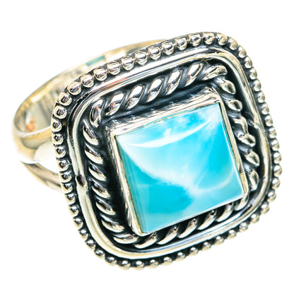 Larimar Rings handcrafted by Ana Silver Co - RING82110