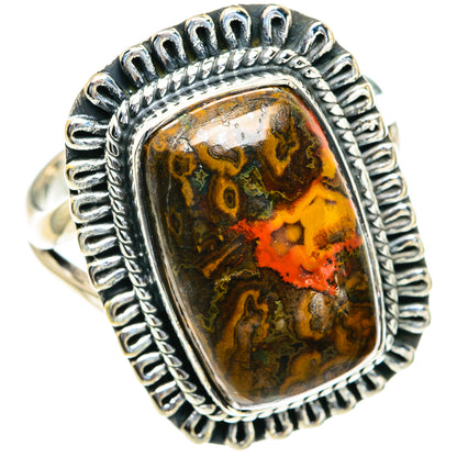 Moroccan Agate Rings handcrafted by Ana Silver Co - RING82122