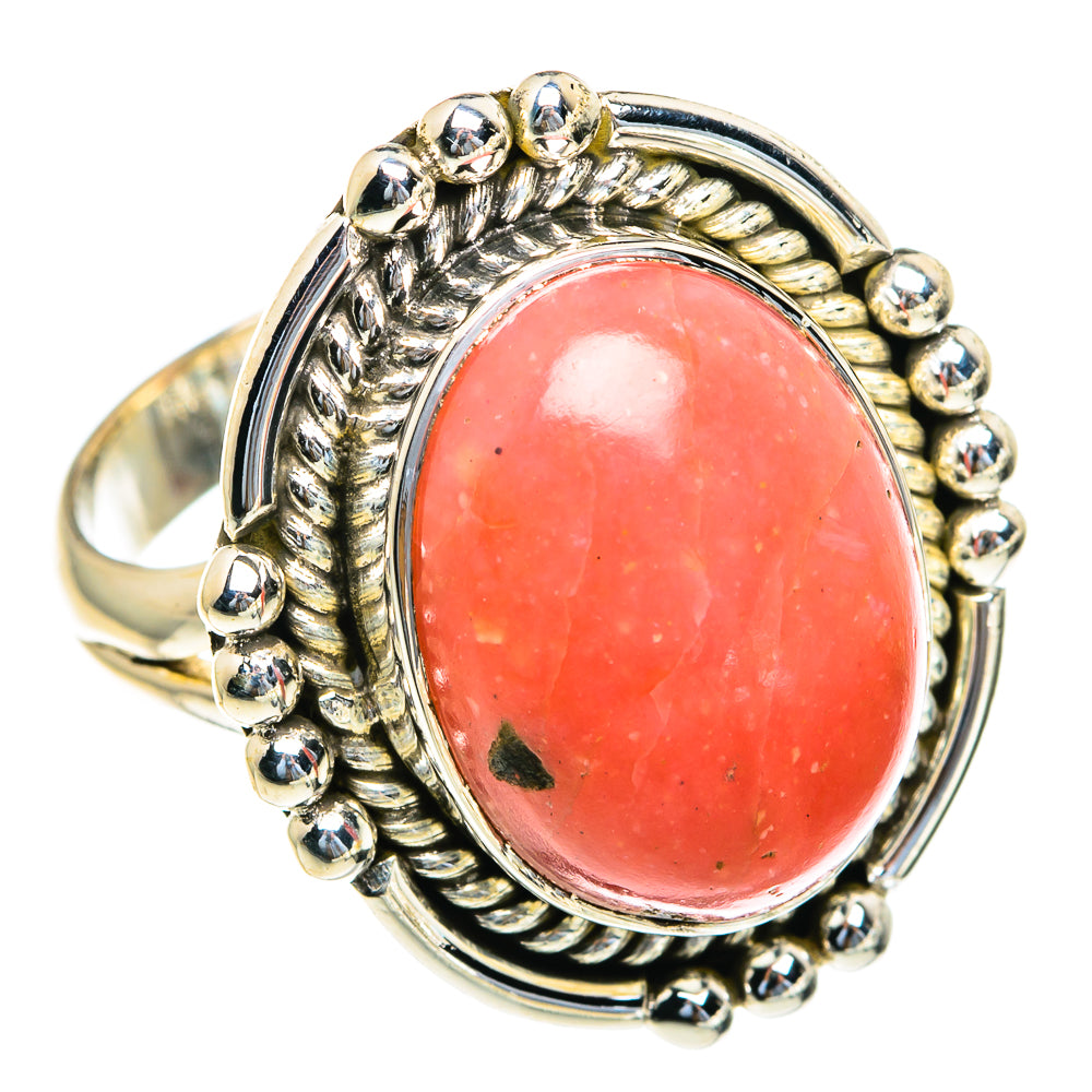 Rhodonite Rings handcrafted by Ana Silver Co - RING82128 - Photo 2