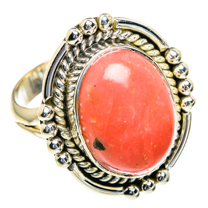 Rhodonite Rings handcrafted by Ana Silver Co - RING82128 - Photo 2