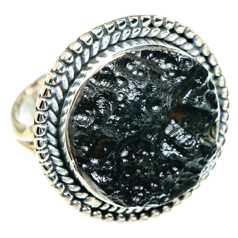 Tektite Rings handcrafted by Ana Silver Co - RING82133 - Photo 2