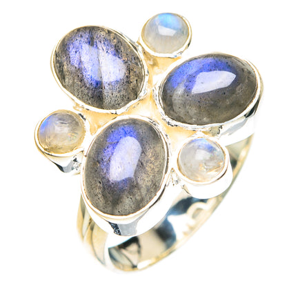 Labradorite Rings handcrafted by Ana Silver Co - RING82143