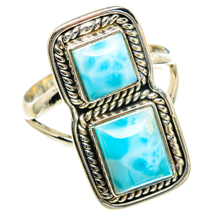 Larimar Rings handcrafted by Ana Silver Co - RING82145