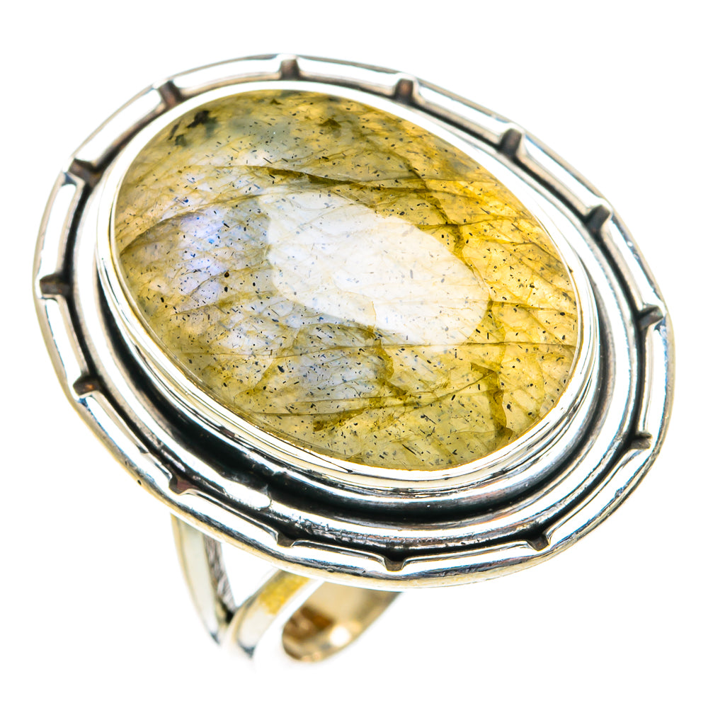 Labradorite Rings handcrafted by Ana Silver Co - RING82148