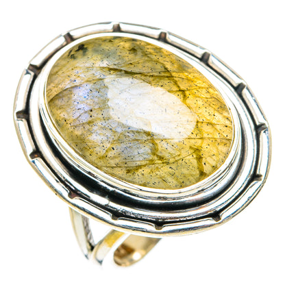 Labradorite Rings handcrafted by Ana Silver Co - RING82148