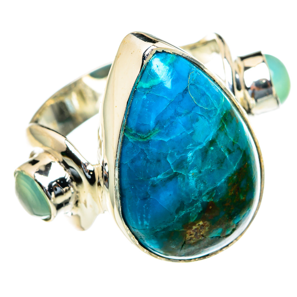 Chrysocolla Rings handcrafted by Ana Silver Co - RING82150