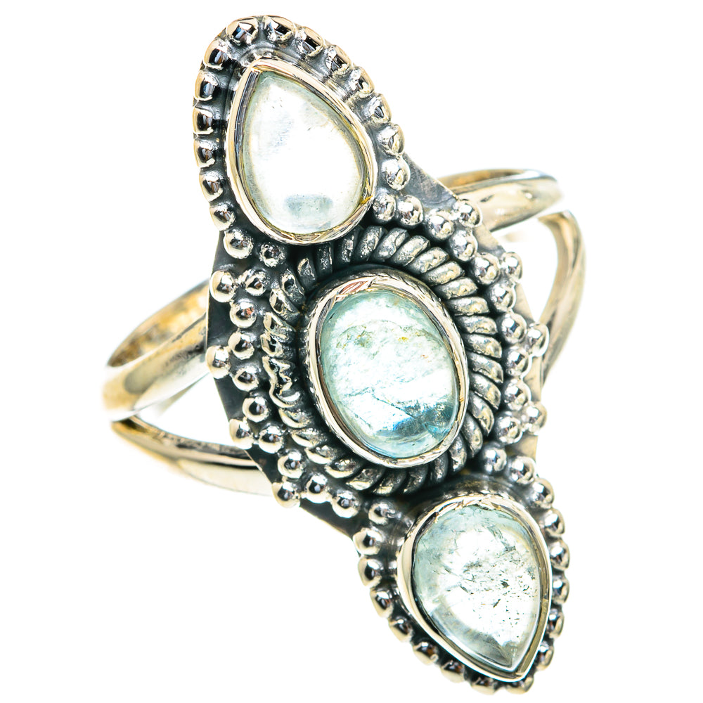 Aquamarine Rings handcrafted by Ana Silver Co - RING82152